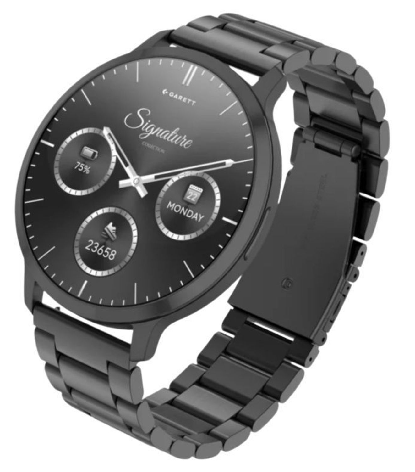 Smartwatch męski Garett Edge czarny stalowy AMOLED 1,73″ + pasek skórzany (4).jpg